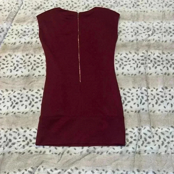 Women’s Maroon Luna Dress - Picture 2 of 3